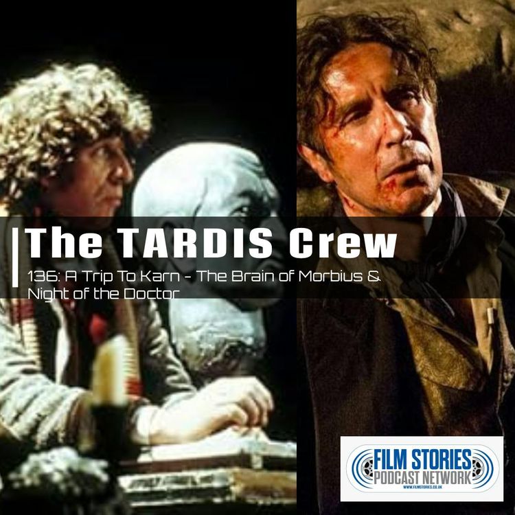 cover art for A Trip to Karn: The Brain of Morbius & The Night of the Doctor