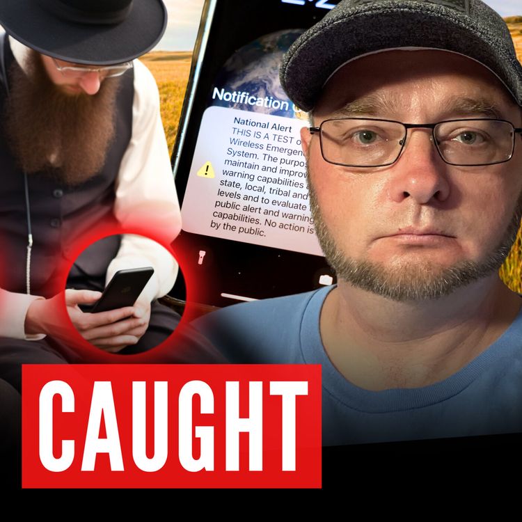 cover art for AMISH MEN SHUNNED: Emergency Alert Exposed Forbidden Phones ft. Eli Yoder
