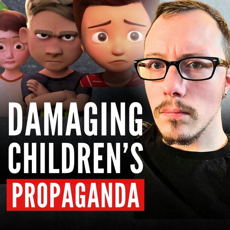 cover art for Reacting to Harmful Religious Indoctrination Cartoons with Owen Morgan Telltale