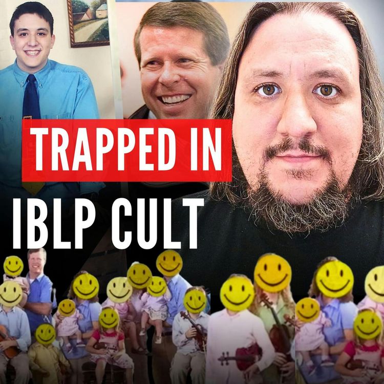 cover art for His Childhood Trapped in “Shiny Happy People" Cult