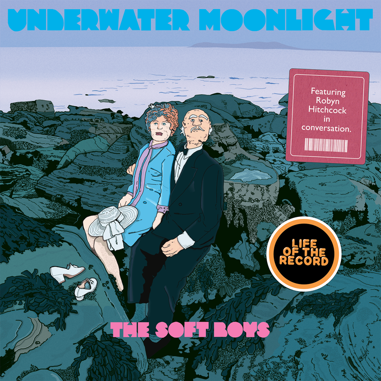 cover art for The Making of UNDERWATER MOONLIGHT by The Soft Boys - featuring Robyn Hitchcock