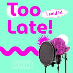 cover art for Too late, I said it!