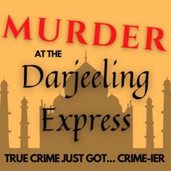cover art for Murder at the Darjeeling Express