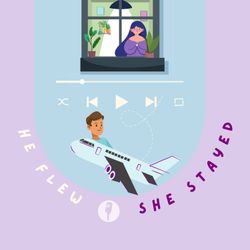 cover art for He Flew She Stayed