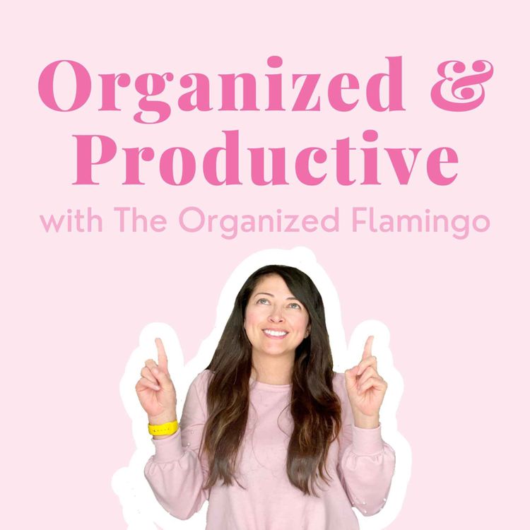 cover art for Welcome to the Organized and Productive Podcast with The Organized Flamingo