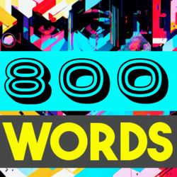 cover art for 800 words - a life chronicle 