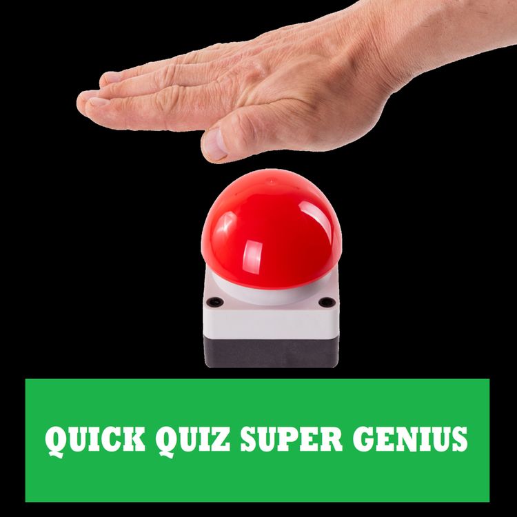 cover art for Quick Quiz Super Genius - A Cat and a Cement Mixer - Quiz 40