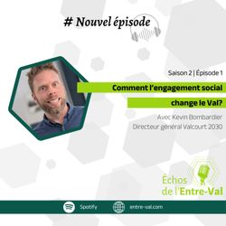 cover art for Échos de l'Entre-Val /Comment l'engagement social change le Val?