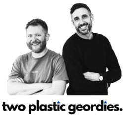 cover art for Two Plastic Geordies