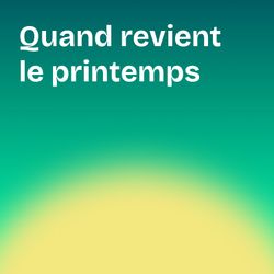 cover art for Quand Revient Le Printemps