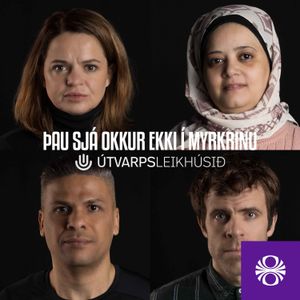 cover art for Þau sjá okkur ekki í myrkrinu