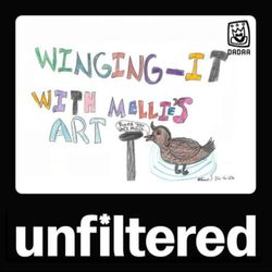 cover art for Winging it with Mellie's Art
