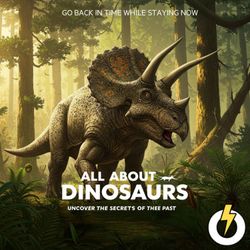 cover art for All About Dinosaurs