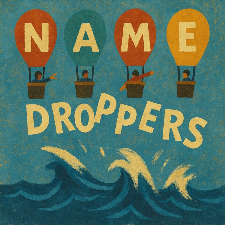 cover art for Name Droppers - Paul Ross : The Swiss Army Knife of British Media and the Olympian Name Dropper of Overnights
