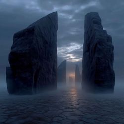 cover art for Echoing Lands: Ambient Soundscapes