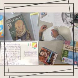 cover art for « Notre journal de voyage » :  Montaigne en podcast 