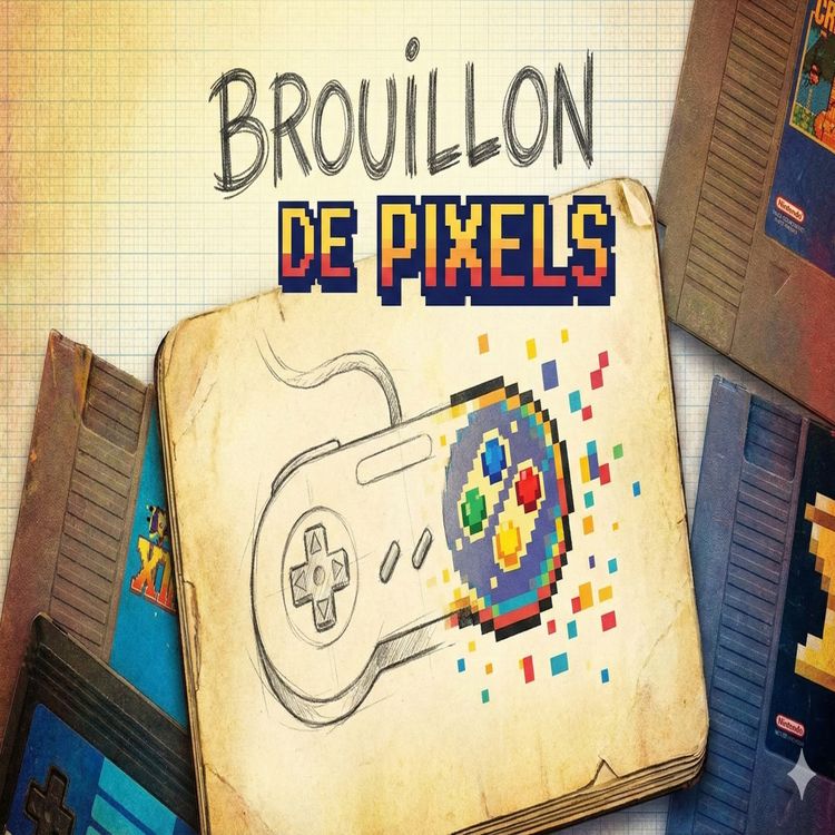 cover art for Brouillon de pixels ep1 | Welcome 2026 (Resident Evil Requiem, Mario Tennis Fever, Styx)