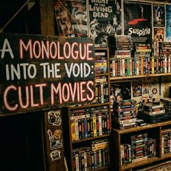 cover art for A monologue into the void: Cult movies 