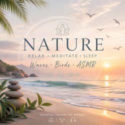 cover art for Deep Sleep Meditation Music 🌙 Relaxing Ocean Waves, Birds Singing & Nature Sounds | Stress Relief, Study, Healing, ASMR Ambience