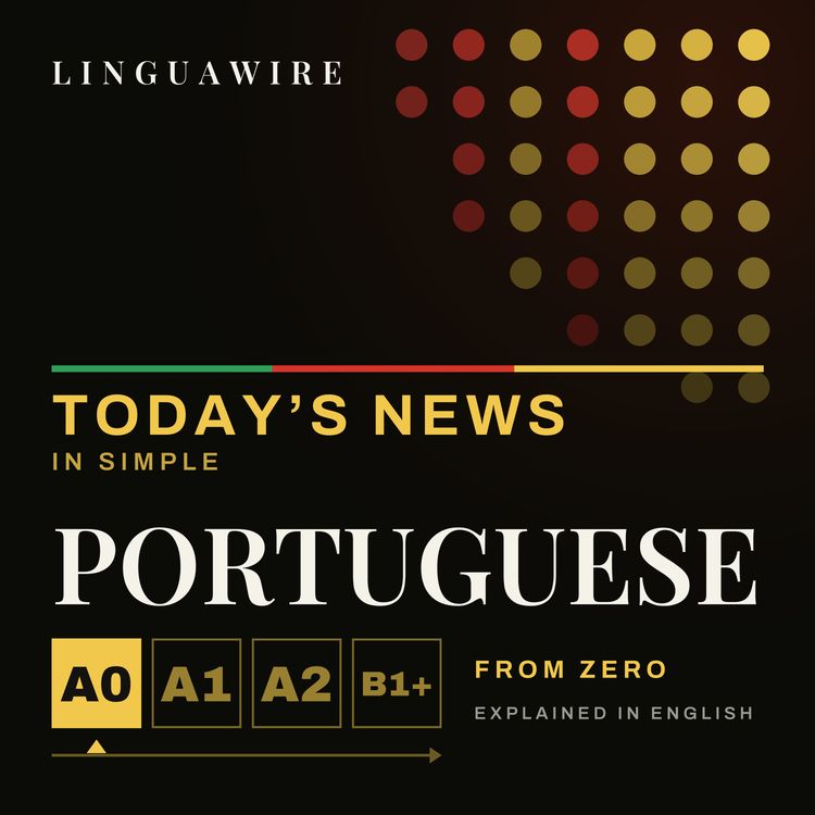 cover art for Trump, the President of the United States, will ban CNN, MS NOW an | Beginner Portuguese class Nº067