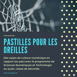 cover art for Pastilles pour les oreilles, Culture numérique pour tous