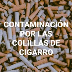 cover art for Contaminación por las colillas de cigarro