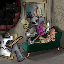 cover art for We Live Sad Fairy Tales 